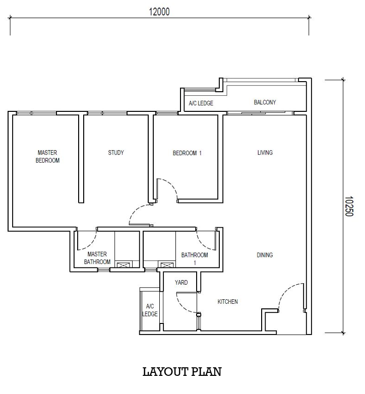 The LightHauz Layout 02 floor plan