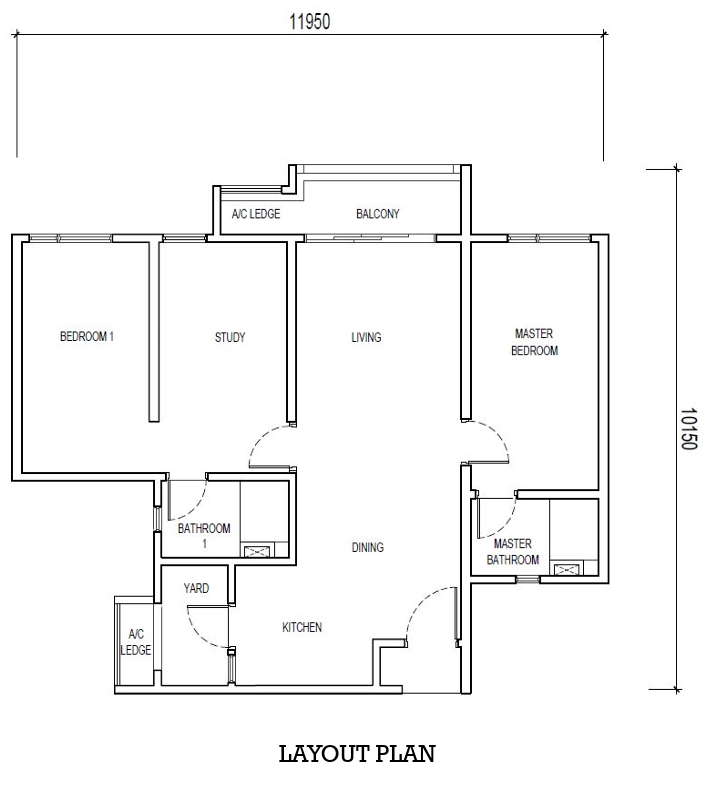 The LightHauz Layout 03 floor plan